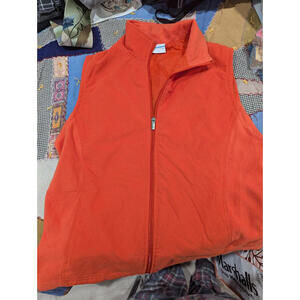 Columbia Fleece Vest Mens Size X-Large Color Orange